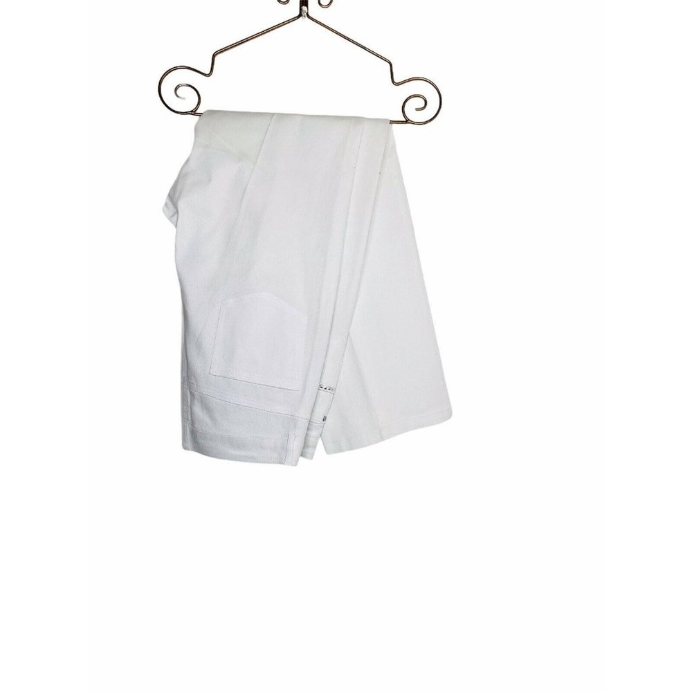 Ashro White Jeans w/ Silver Studs On Pockets Sz 14 - Picture 6 of 10